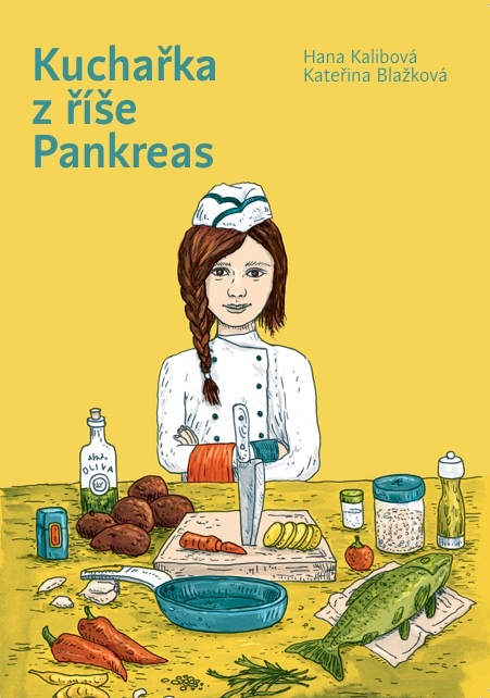 Obálka Kuchařky z říše Pankreas